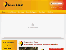 Tablet Screenshot of johanngauss.com.br